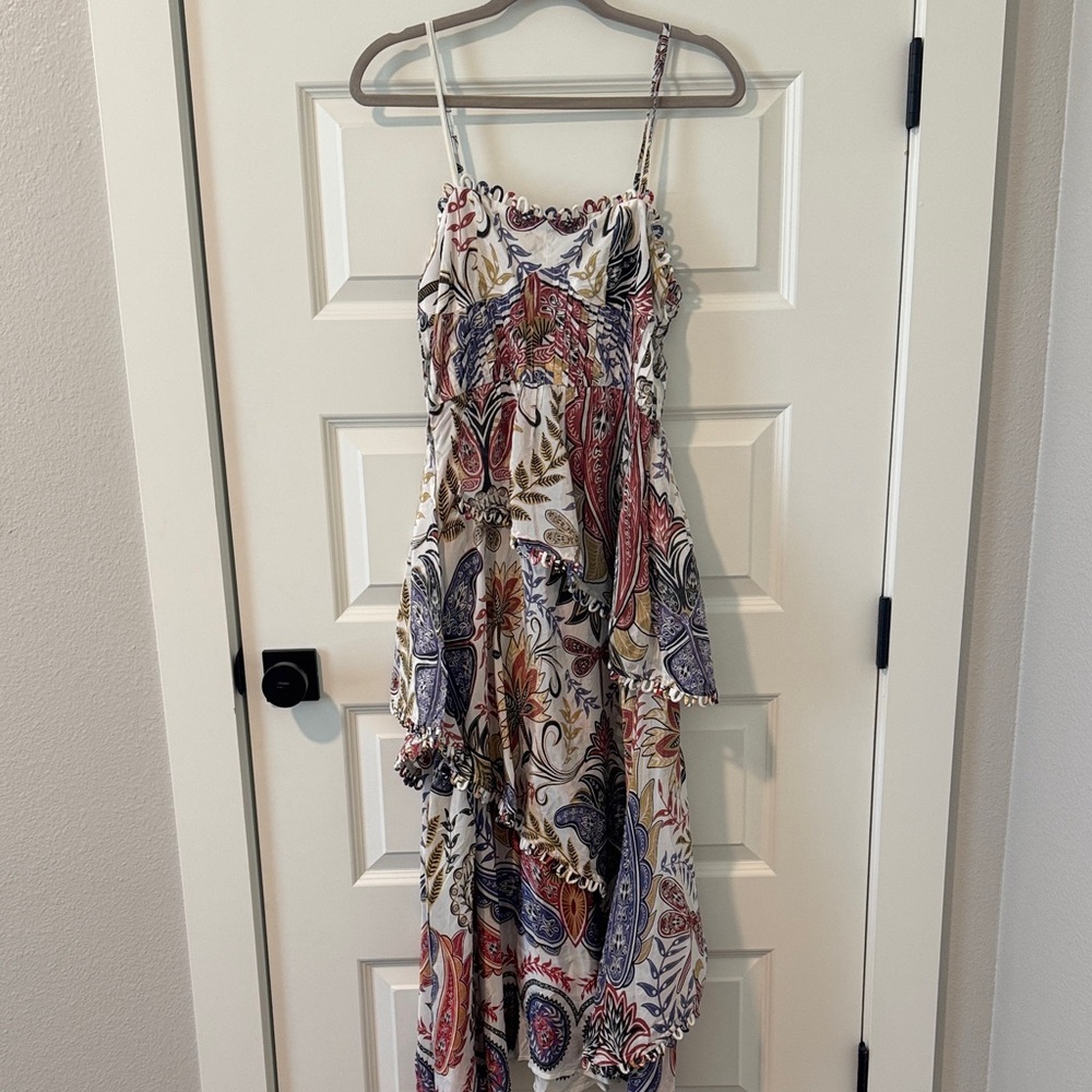 FARM Rio White Paisley Multicolor Maxi Dress